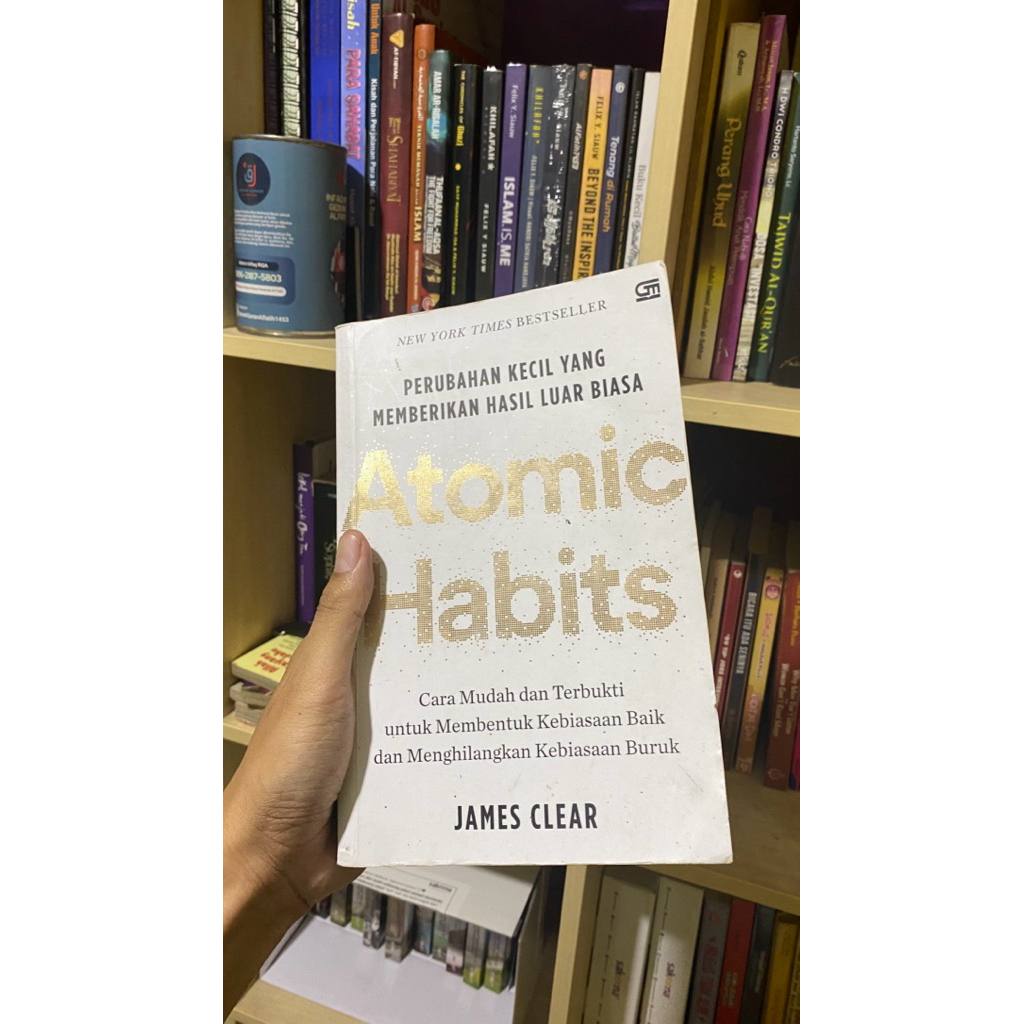 BUKU BEKAS ATOMIC HABITS PRELOVED ORI