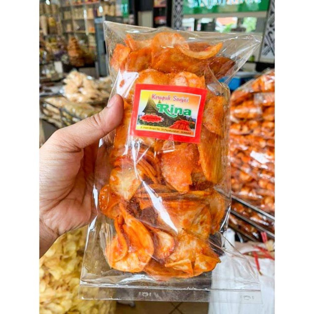 

Kripik Sanjai Bulat Balado Rina