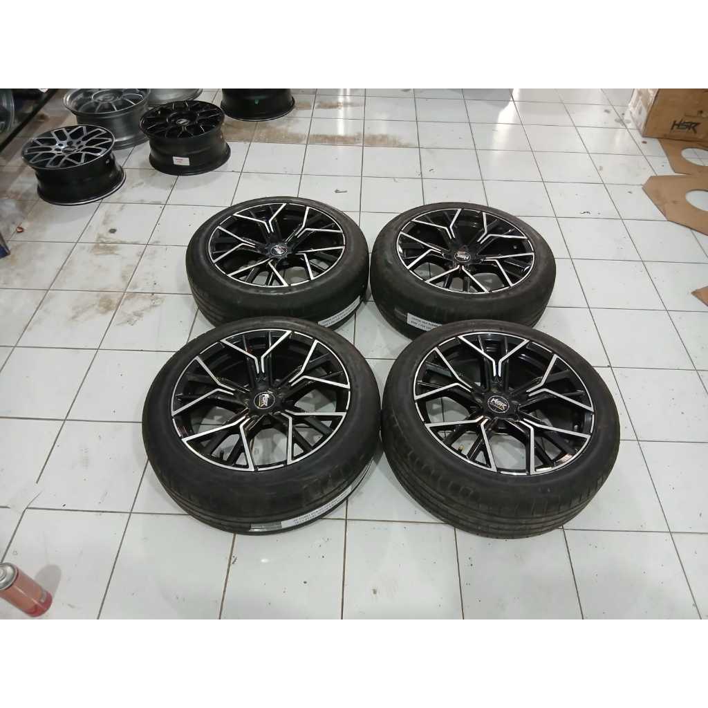 READY VELG SECOND HSR LOPOK RING 18 COCOK BUAT MOBIL MERCEDES,TIGUAN,SCIROCCO