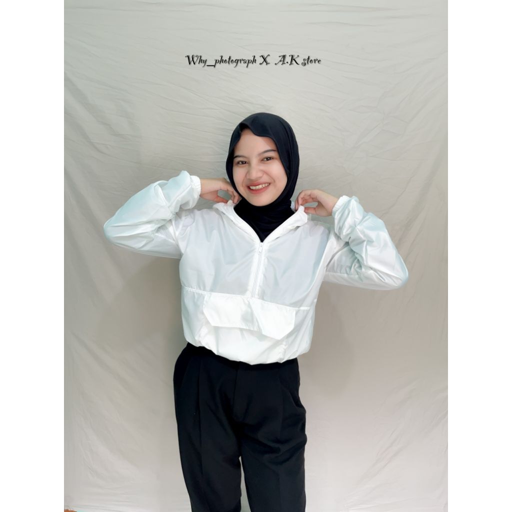Jaket Crop Jaket Olahraga Wanita Saku depan Cocok Buat Zumba Senam  Lari Dan Bersepeda DLL