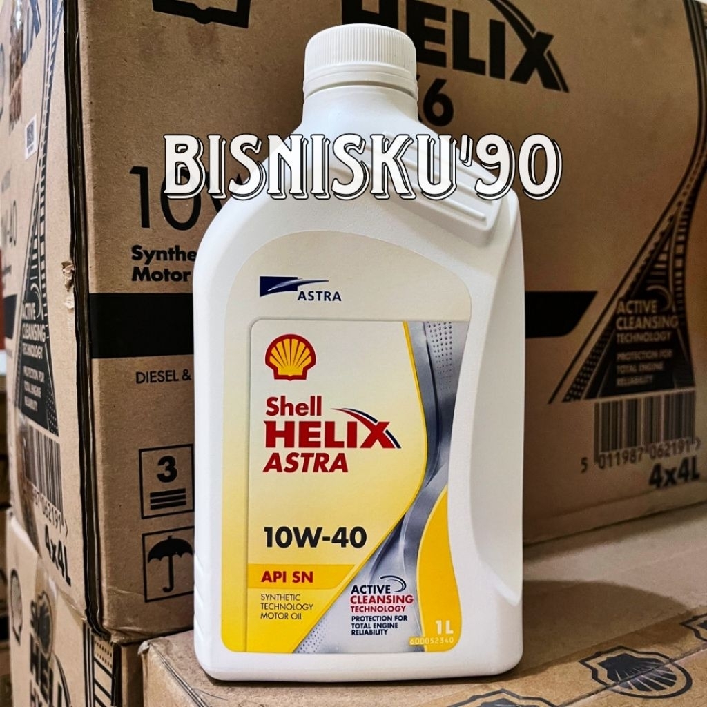 Oli SHELL Astra 10W-40 api SN synthetic