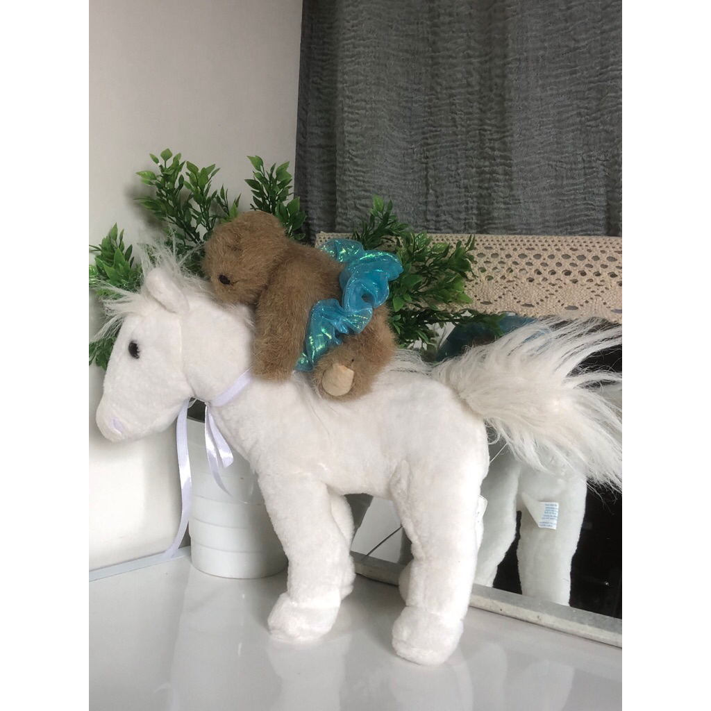 Teddy putar // Boneka Teddy naik kuda cutting brand