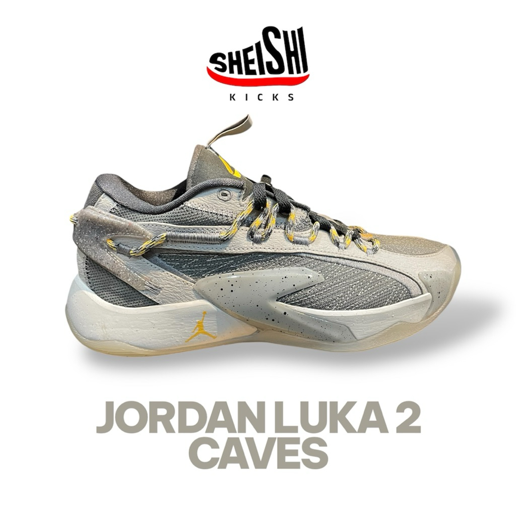 Sepatu Basket Pria Jordan Luka 2 Caves Grey