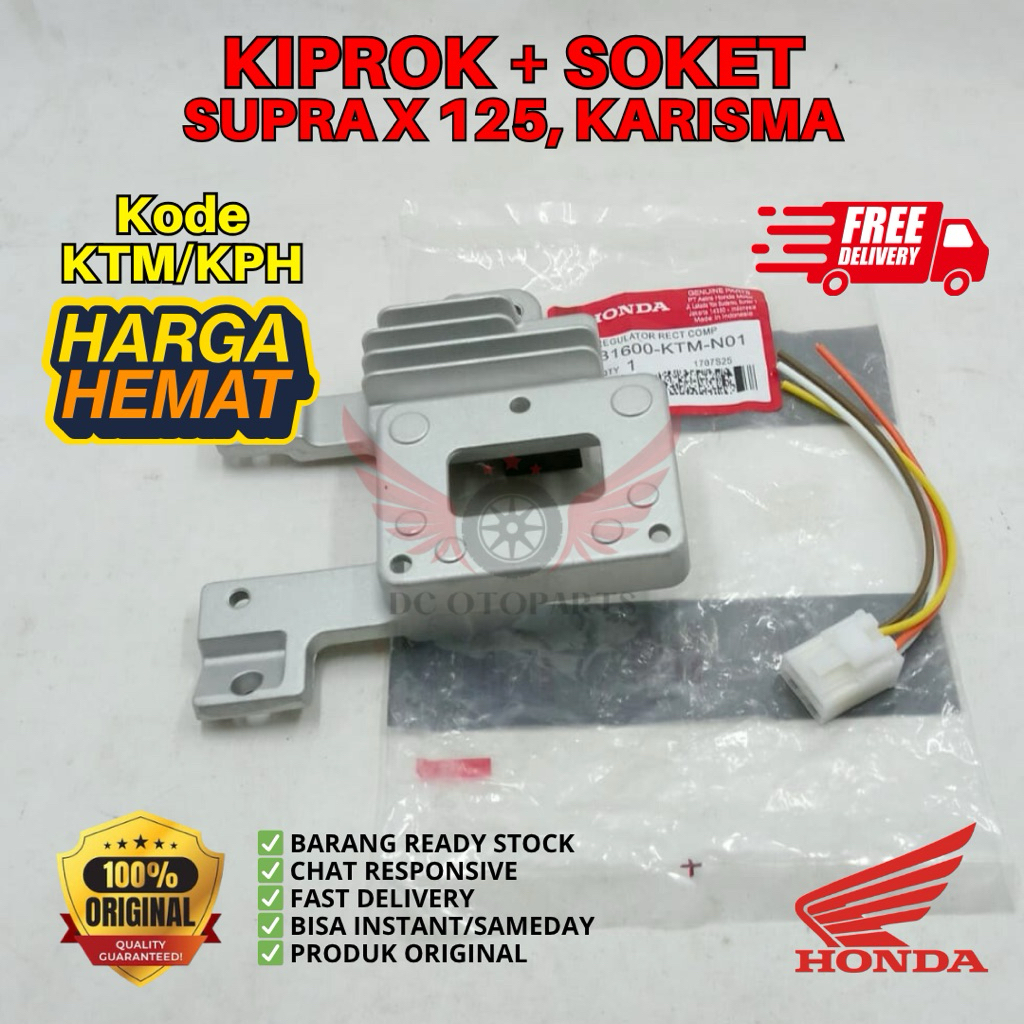 KTM KIPROK SUPRA X 125 ORIGINAL AHM HONDA, KIPROK ORIGINAL HONDA SUPRA X, KIPROK ORI SUPRA, KIPROK H