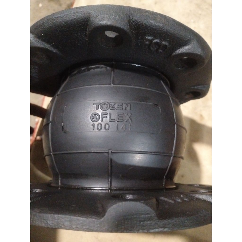 Flexible Rubber OFlex 4" inch joint Tozen 100-10K Murah Berkualitas