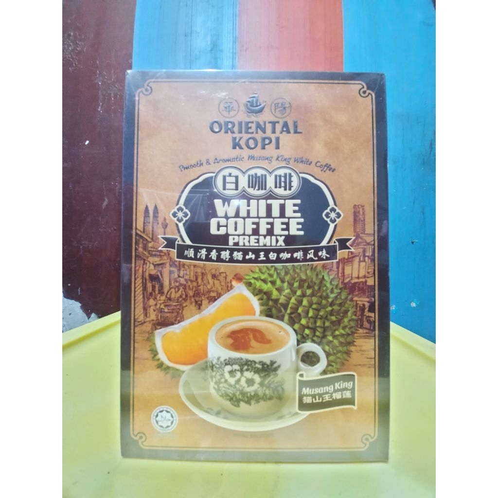 

Oriental Kopi Musang King White Coffee (10x40gr) Oriental Coffee Musang King