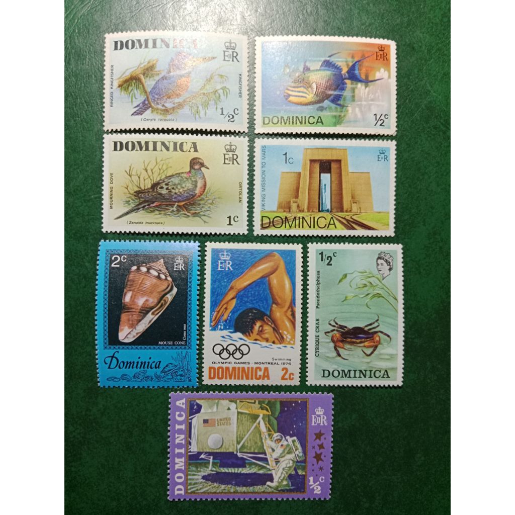 

Prangko Dominika 8 Pcs UN USED