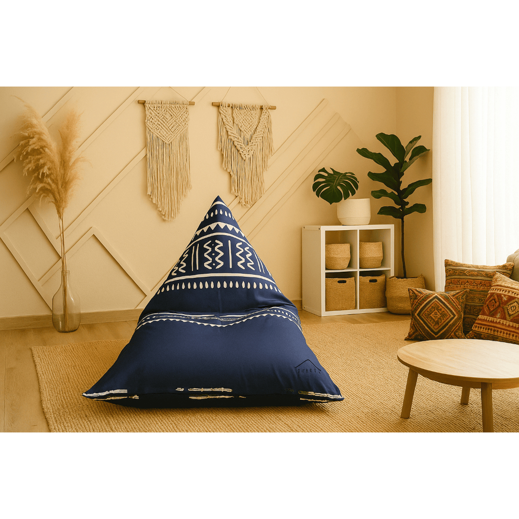 Bean Bag Premium Medium | Termasuk Isi Bantalnya| Custom Ukuran Warna Hanna Bean Bag