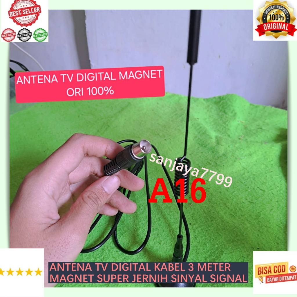 A16 BOSTER SPIRAL SINYAL STABIL  SINYAL OUTDOOR ANTENA TV DIGITAL  ORI 100% INDOR INDOOR SUPER JERNI
