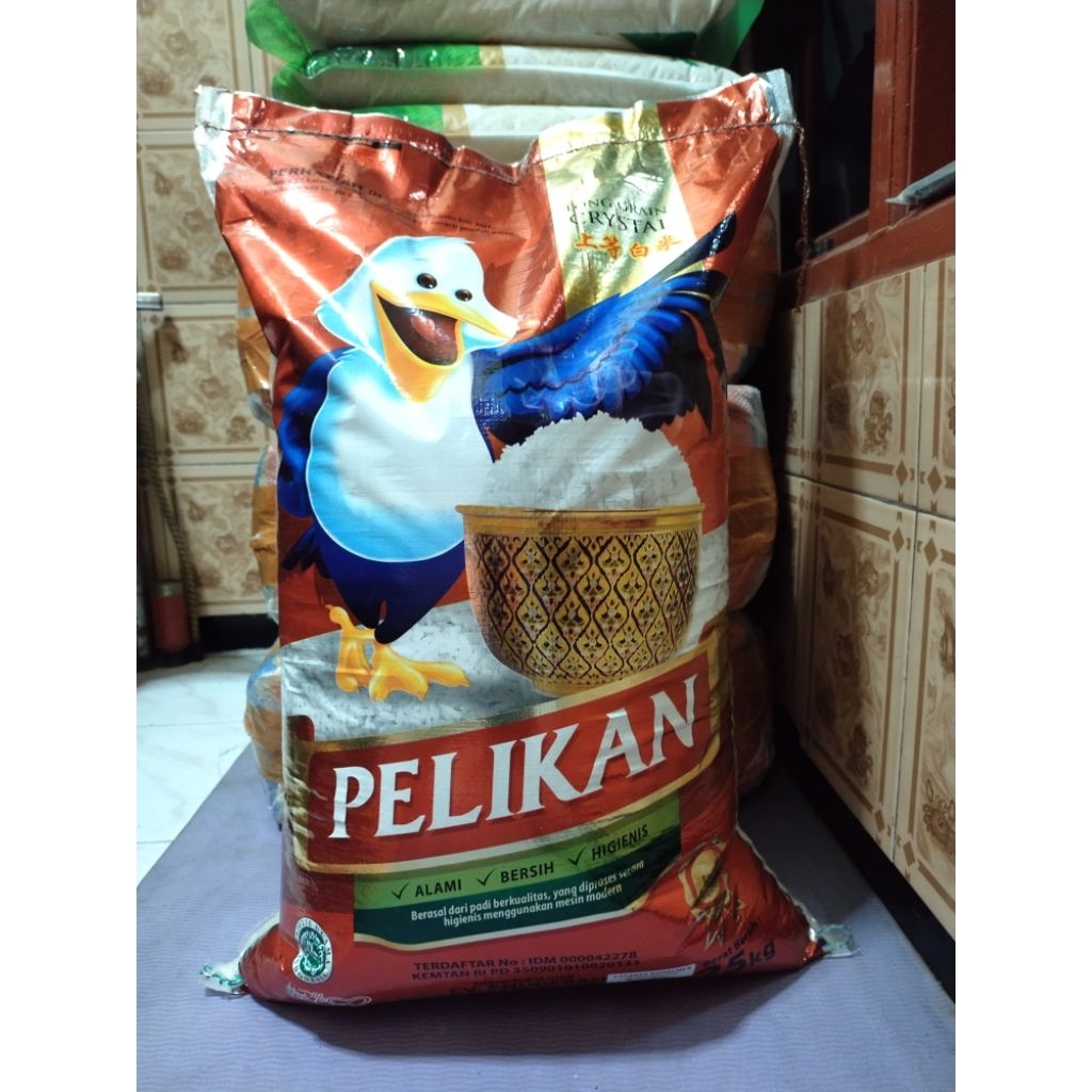 

Beras Pelikan 25 Kg