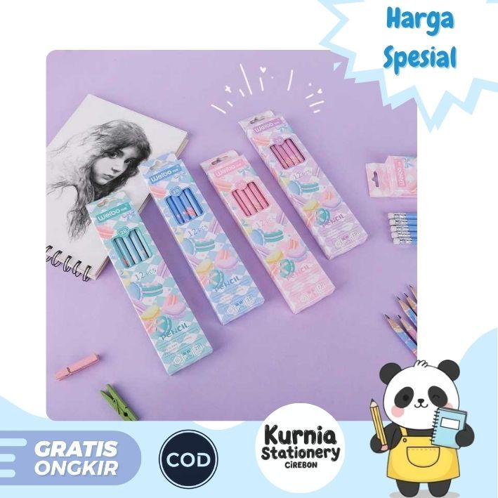 

Imphaa Pencil 2B WB-9552 Weibo Pack isi 12pcs