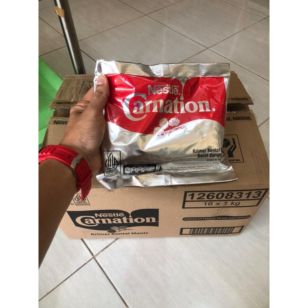 

krimer kental manis carnation 1 kg 1 DUS isi 16 kg di denpasar bali