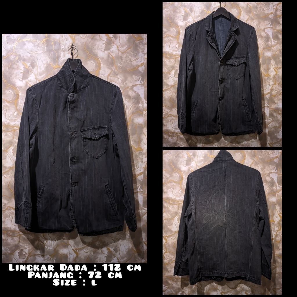 Work Jaket Warna Hitam Second Original.