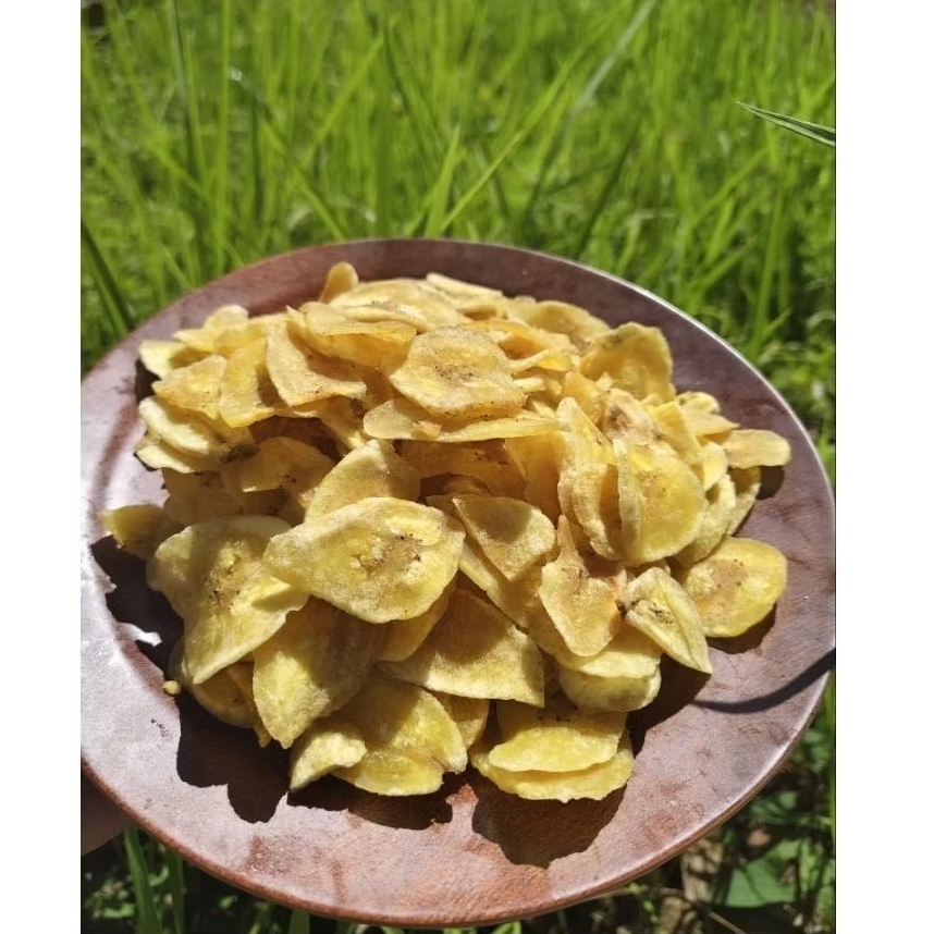 

keripik pisang kepok koin asin gurih