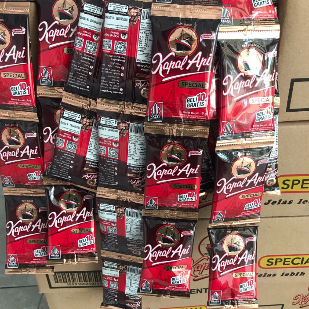 

KOPI KAPAL API SPECIAL TANPA GULA KEMASAN 6GR 1 RENTENG