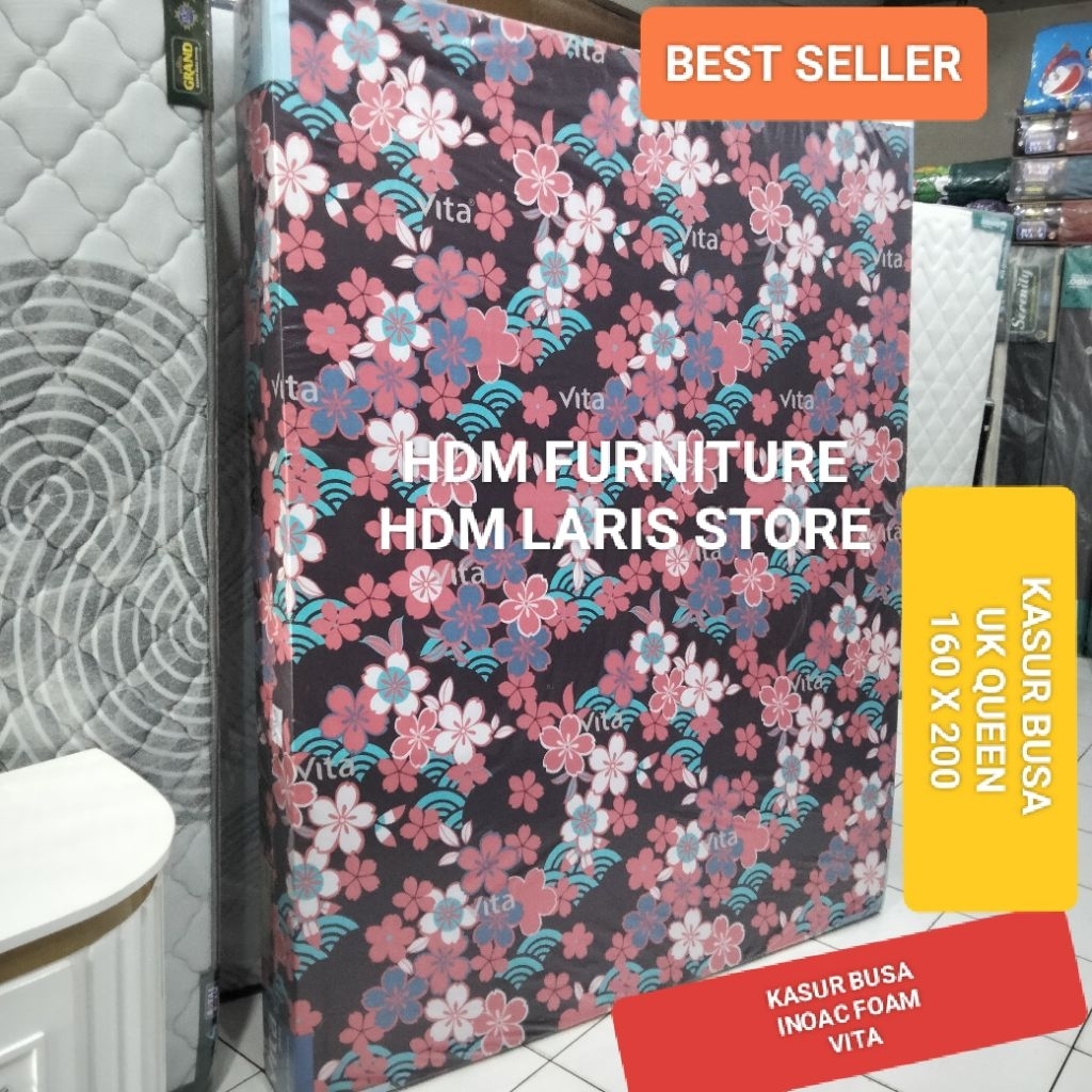 PROMO BOOMBASTIS-KASUR INOAC FOAM-INOAC VITA FOAM UK QUEEN-160 X 200