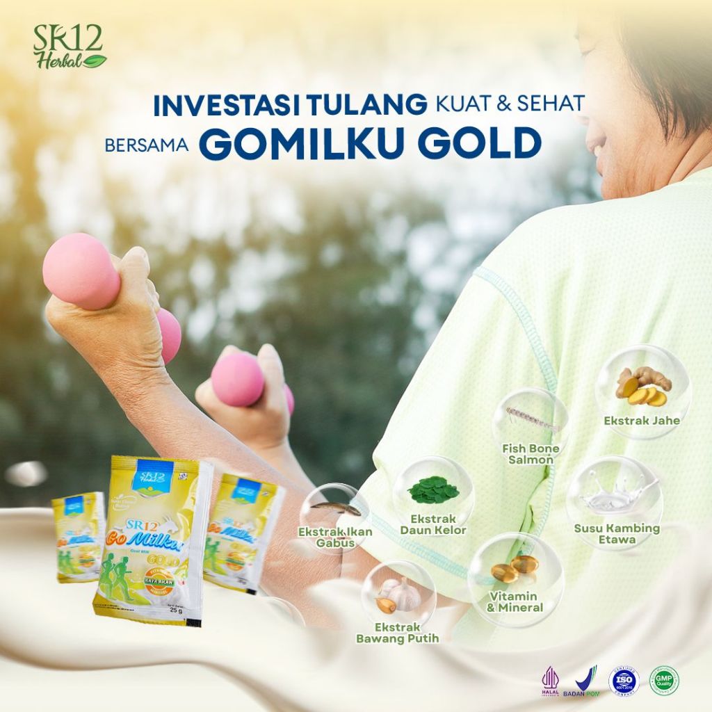 

Gomilku Gold SR12 Susu Kambing Etawa Rendah Lemak Tinggi Kalsium Bebas Gula