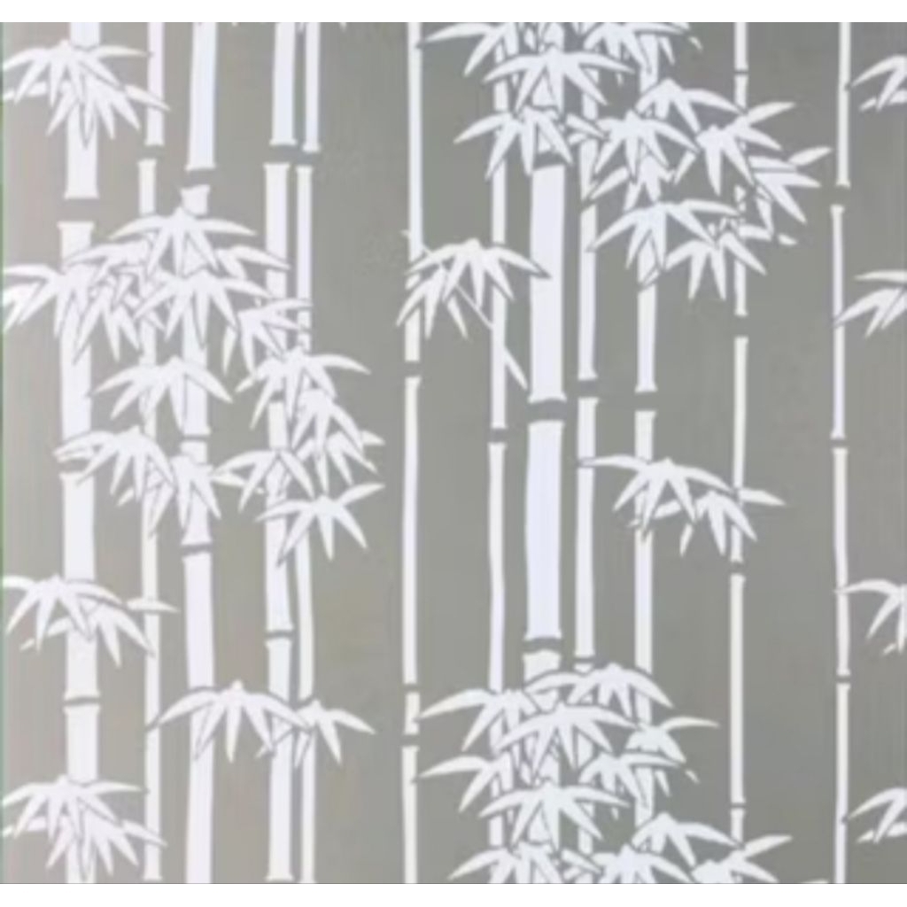 stiker kaca jendela/stiker kaca film/stiker sandblast motif bambu