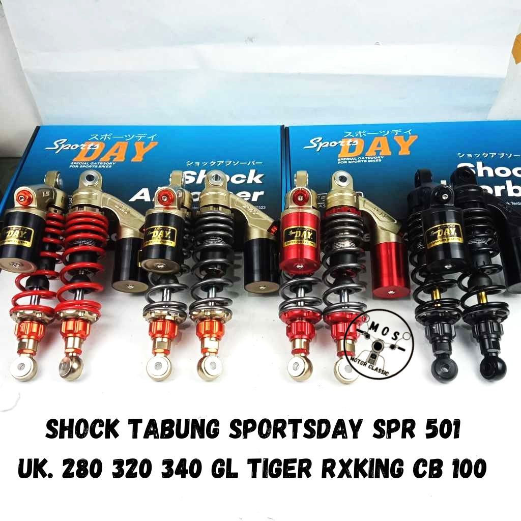 Skok Shock Tabung Day Copy RCB 280 320 340 Shockbreaker Supra Cb GL Jupiter FizR RX King Megapro day
