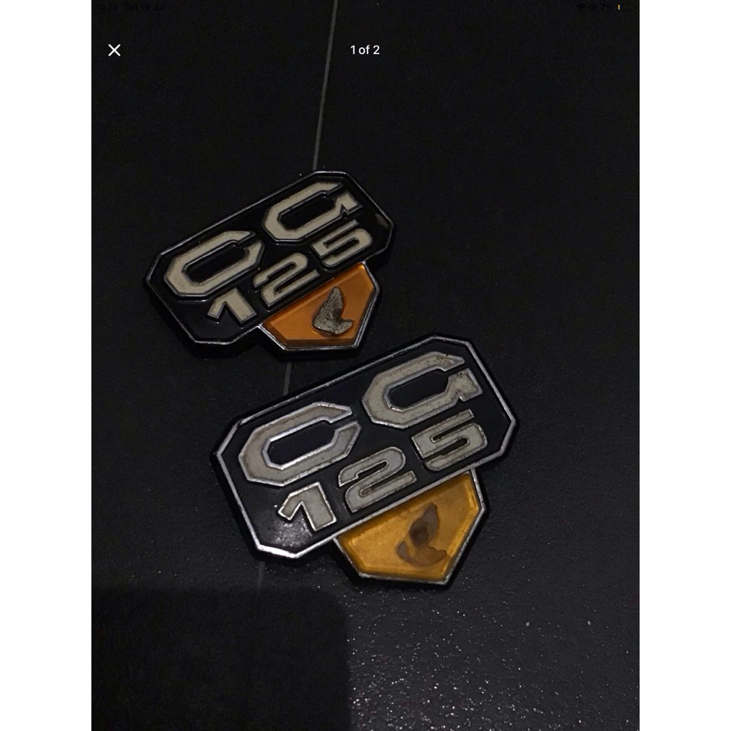 emblem logo honda cg 125