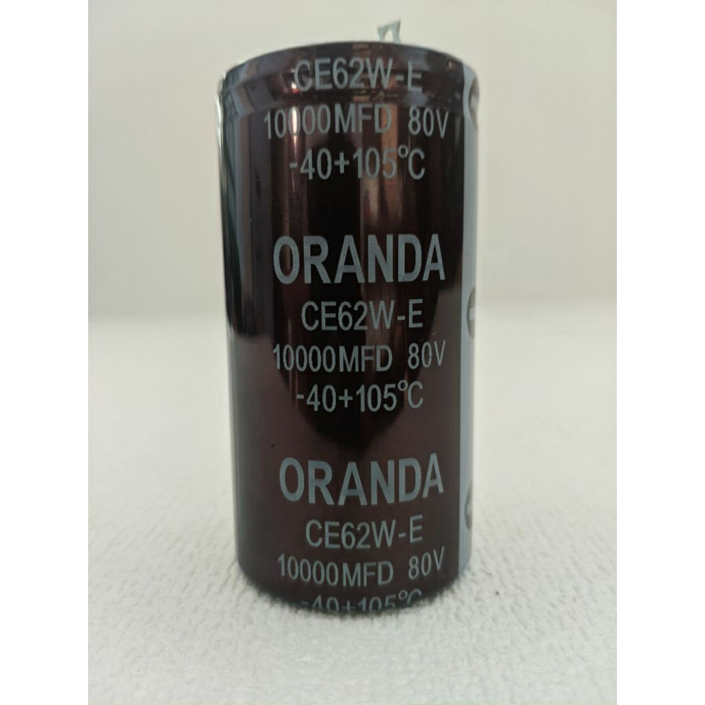 Elco Oranda 10000µF 80V CE62W-E – Kondisi Baru, Cocok Power Supply & Ampli