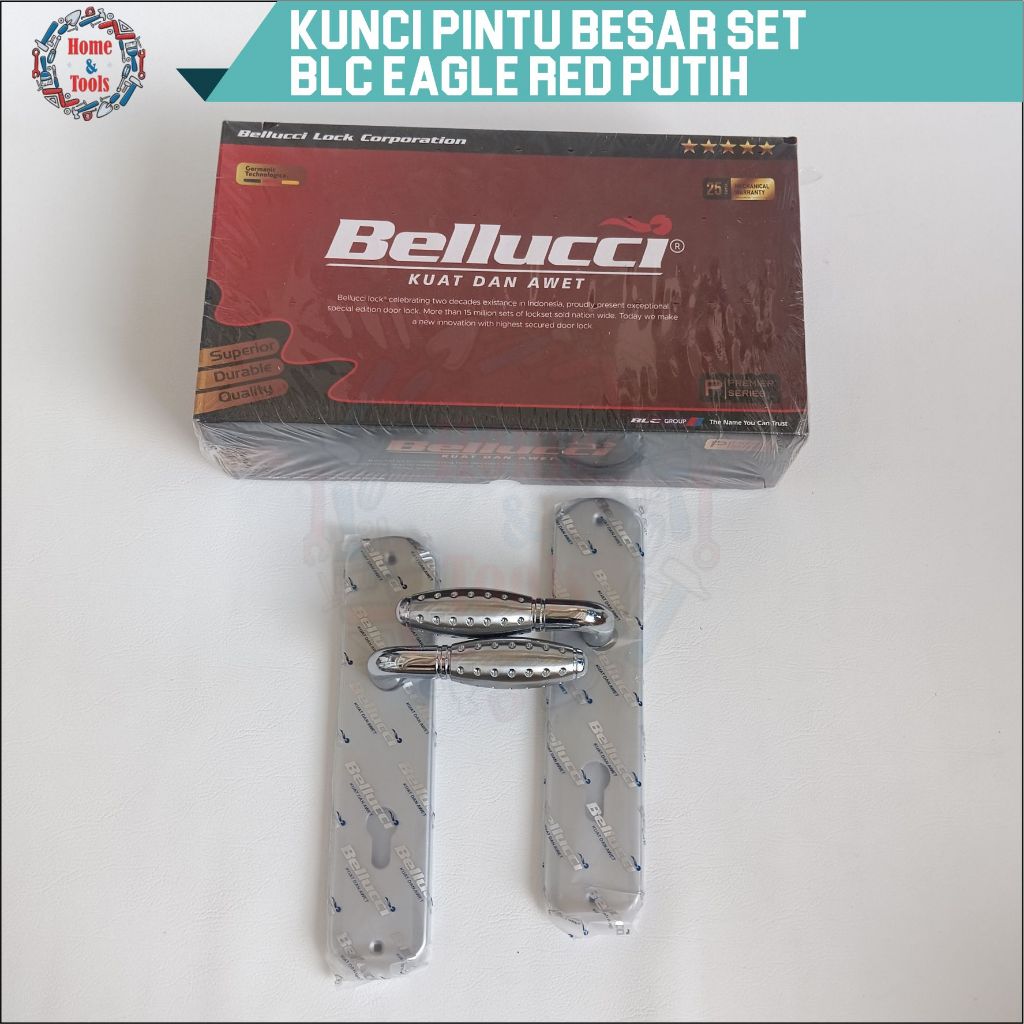 KUNCI PINTU BESAR SET BLC RED EAGLE RED PUTIH / KUNCI PINTU SET / DOORLOCK