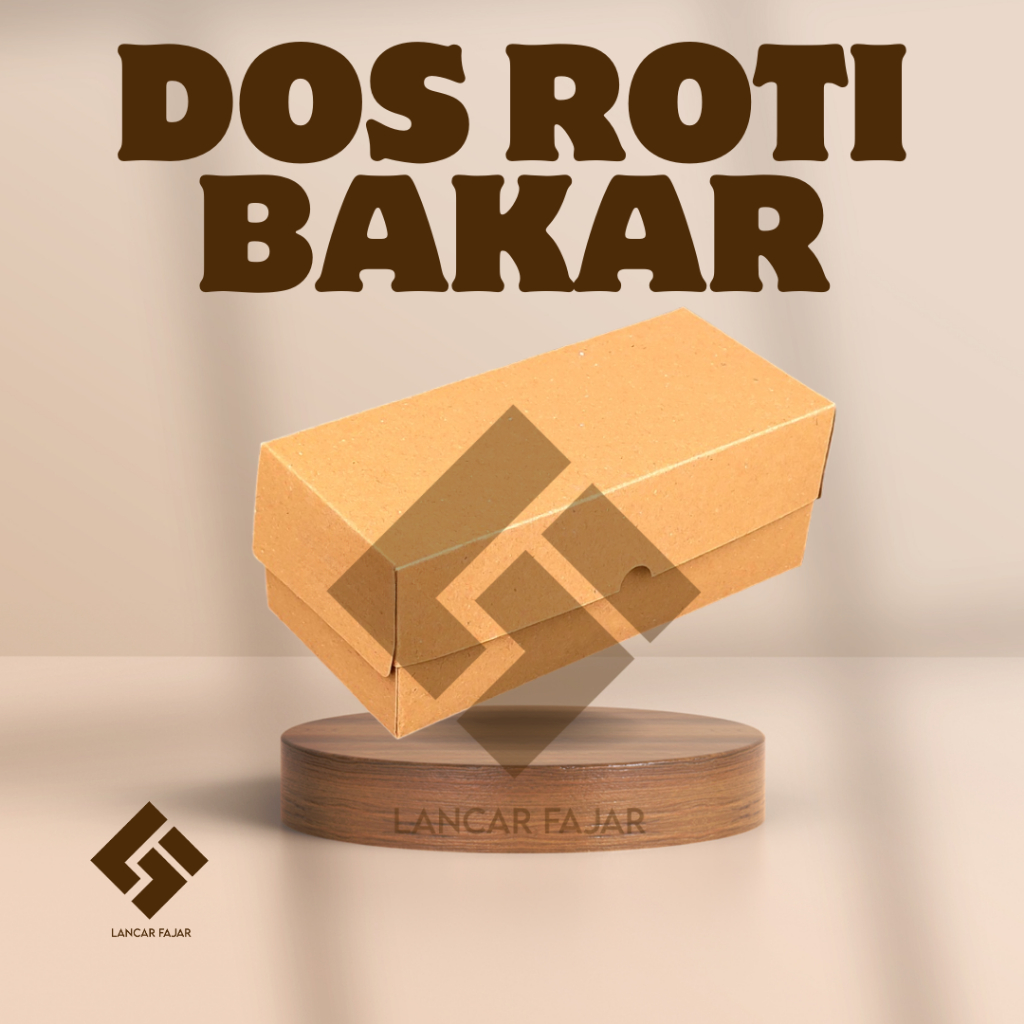 

(100 pcs) dus roti bakar dos bomboloni / dos donat / kraft laminasi roti bakar / dos snack / dos jajan / dus coklat / dus roti bakar