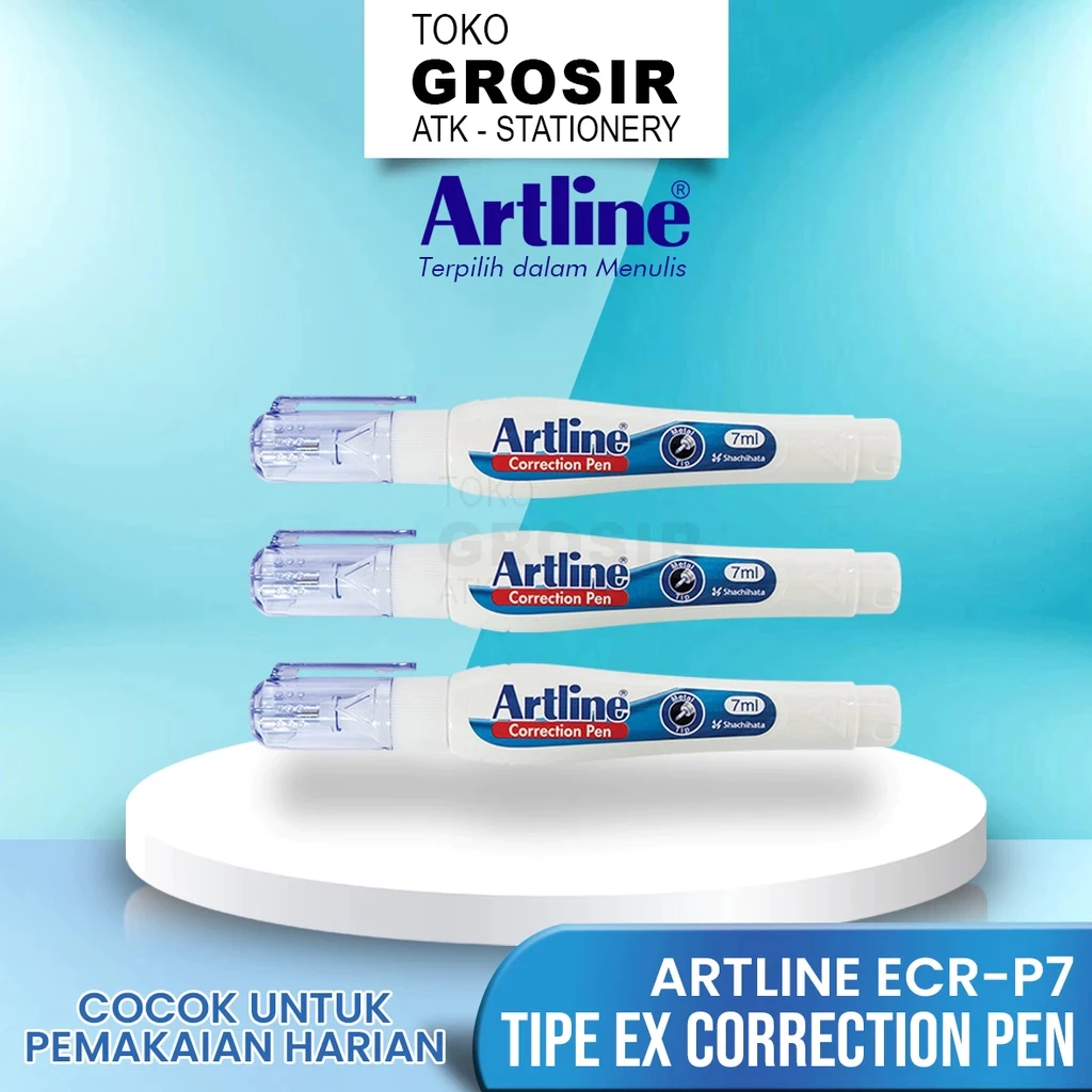 

(LIVE) GROSIR Tipe X ARTLINE Penghapus Correction Pen Eraser ECR-P7 2