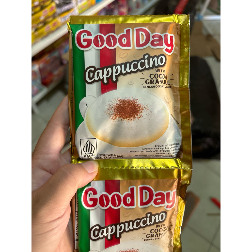 

good day cappucino isi 10pcs