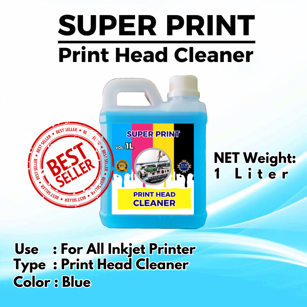 print head cleaner 1 liter pembersih head cleaner hp epson canon