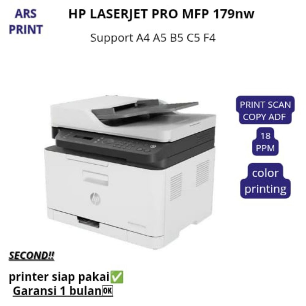 Printer HP Color LaserJet MFP 179fnw HP Color LaserJet MFP 179fnw