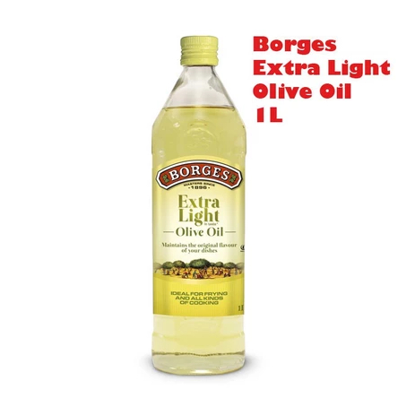 BORGES Extra Light Olive Oil 1 Liter (1 Ltr) / Minyak Zaitun Light 1L (1 L)