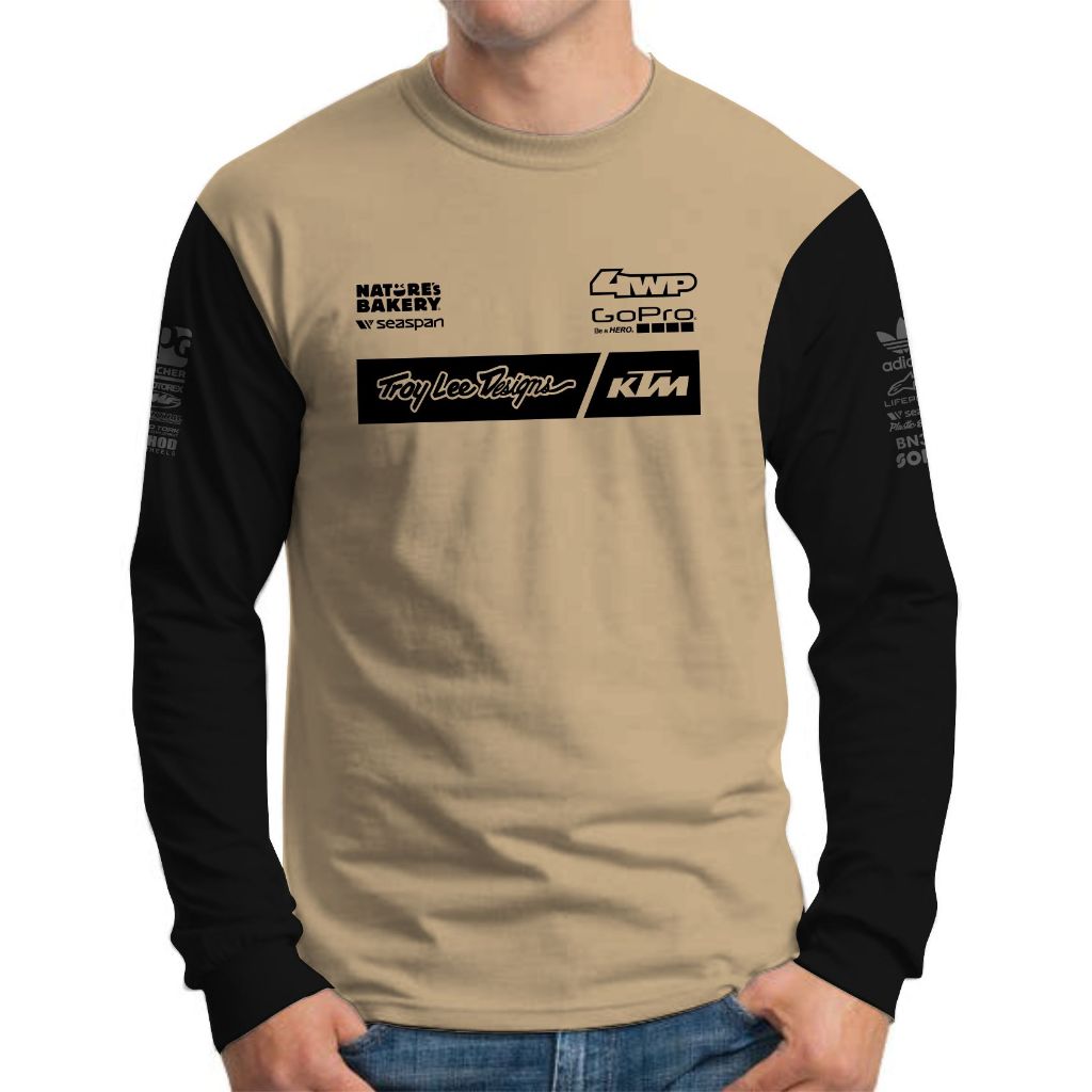baju kaos pria ktm gopro Racing lengan panjang keren