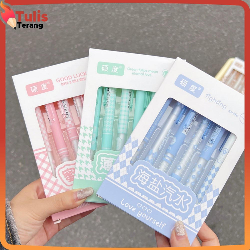 

EC Alat Tulis Pena ST Set 6IN1 Motif Bunga 0.5MM / Retractable Pen Karakter Set / Perlengkapan Anak Sekolah Pulpen Cetek Import Tulis Terang A69