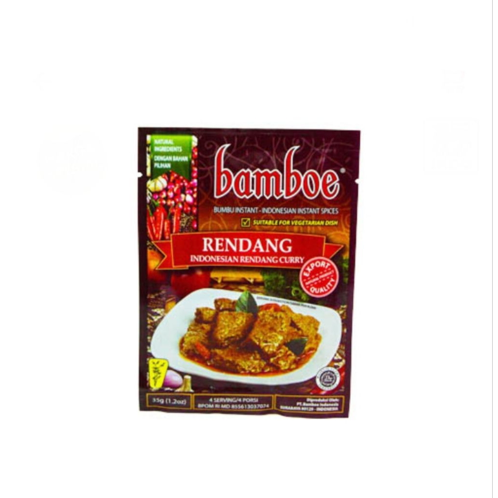 

bamboe bumbu instant rendang 35 gr