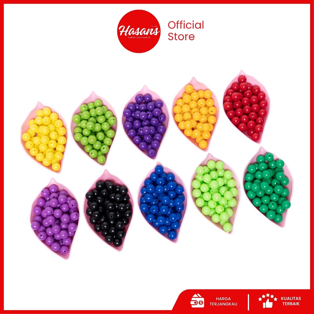 New Manik Susu / Manik Susu Pastel / Mote Susu / Mote Bulat / Manik Bulat / Manik Susu Bulat / Mote