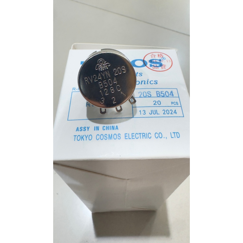 GARANSI READY POTENSIO RV24YN 20S B502 5K B503 50K B504 500K B203 20K Potensio RV24YN20S B502 5K B50