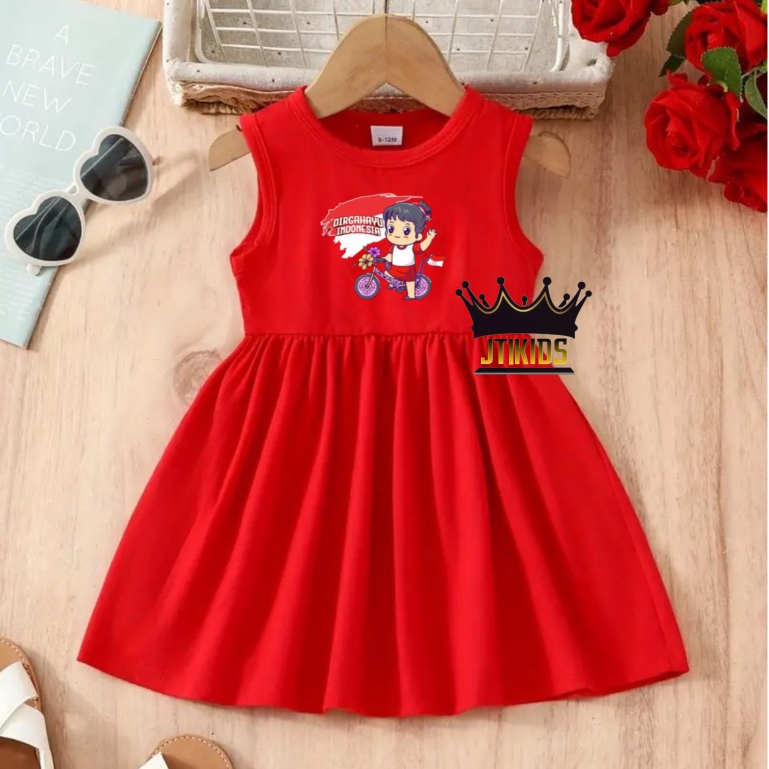 JTKIDS DRESS ANAK PEREMPUAN 17 AGUSTUS HASYA SNI