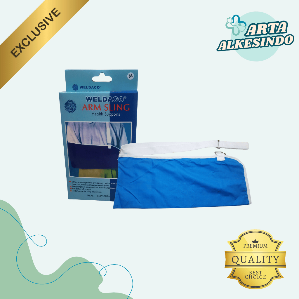 ARM SLING WELDACO | Penyangga tangan cidera size S,M,L,XL dan XXL