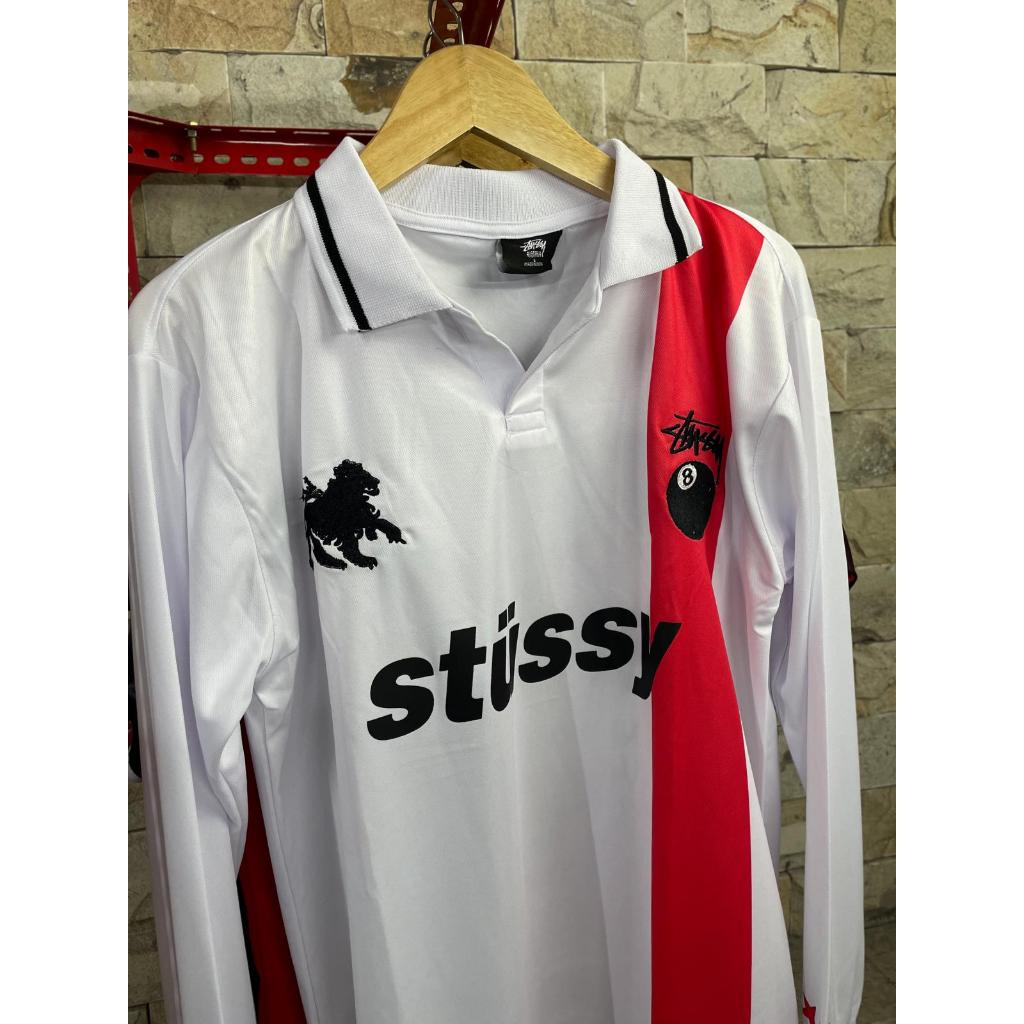 STUSSY FOOTBALL POLO LS JERSEY