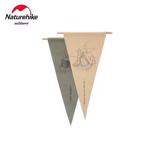 CANVAS HANGING FLAG DECORASI TENDA CAMPING NATUREHIKE NH21PS001