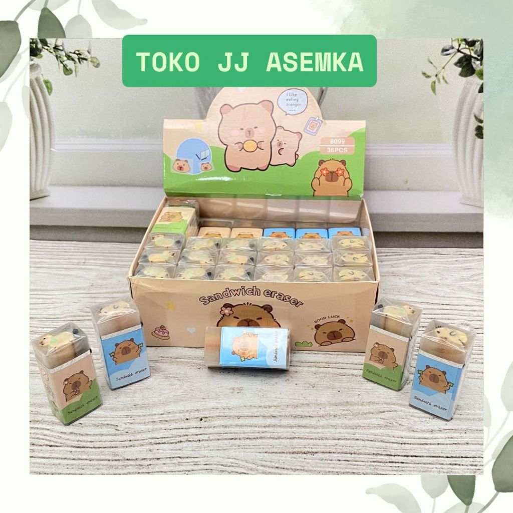 

PENGHAPUS KOTAK MINI CAPYBARA LUCU IMUT KARAKTER ALAT TULIS SEKOLAH MURAH COD