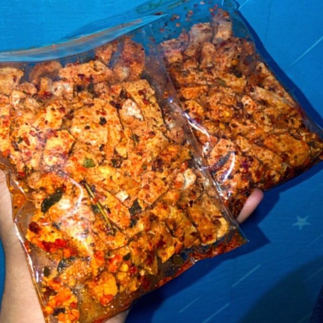 

Basreng Pedas Daun Jeruk Kemasan Pouch