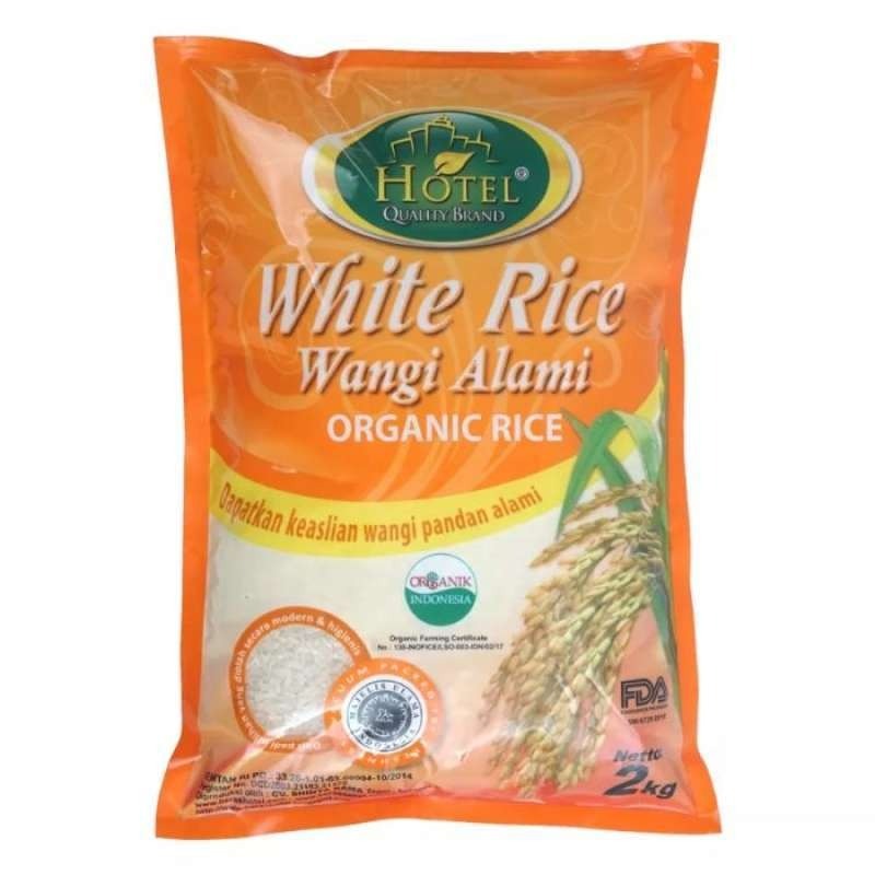 

[oddsolshop] pekanbaru/Hotel Brand White Rice 2KG Wangi Alami Organic Rice Beras Nasi Putih Organik