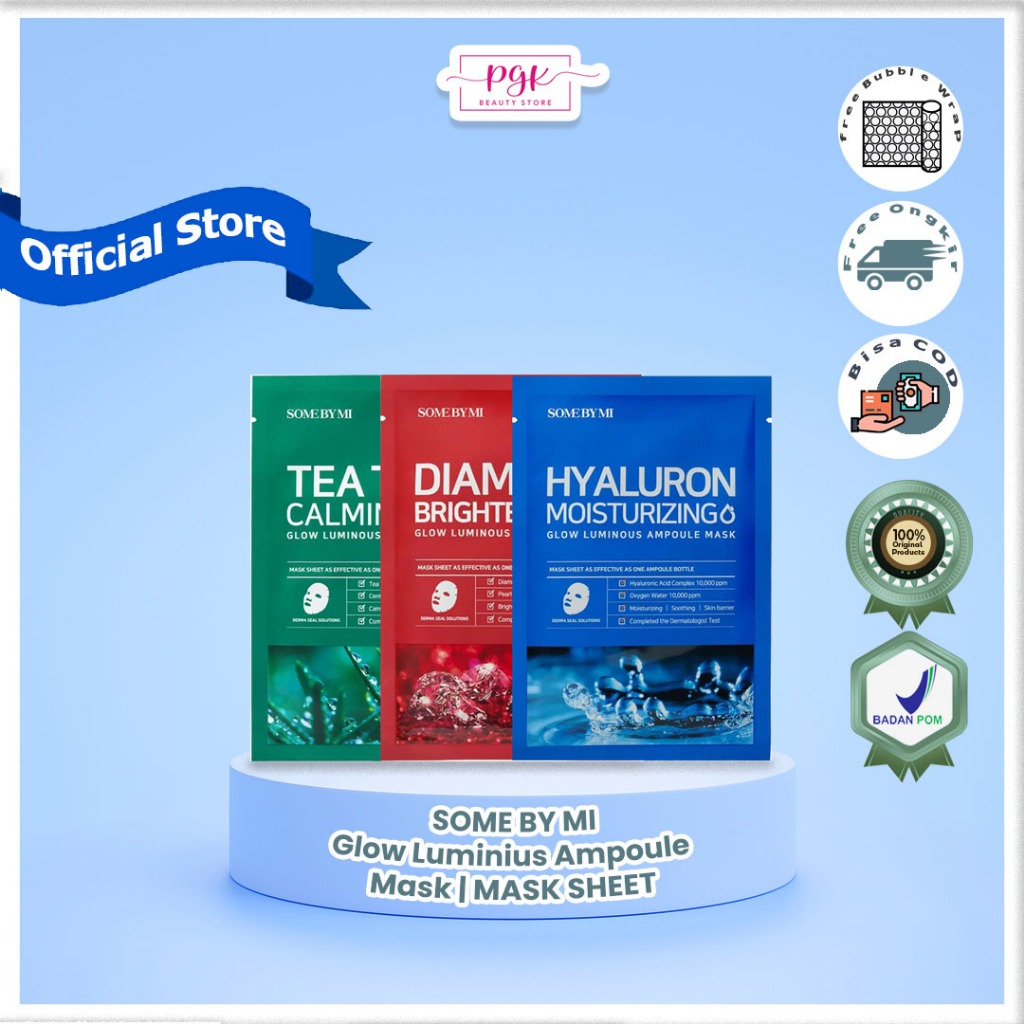 SOME BY MI - Glow Luminius Ampoule Mask | SOME BY MI-SHEET MASK