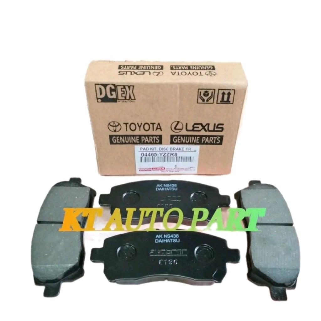 KAMPAS REM DEPAN BRAKE PAD FRONT AVANZA RUSH TERIOS XENIA VELOZ AKEBONO 2004-2016 ORIGINAL