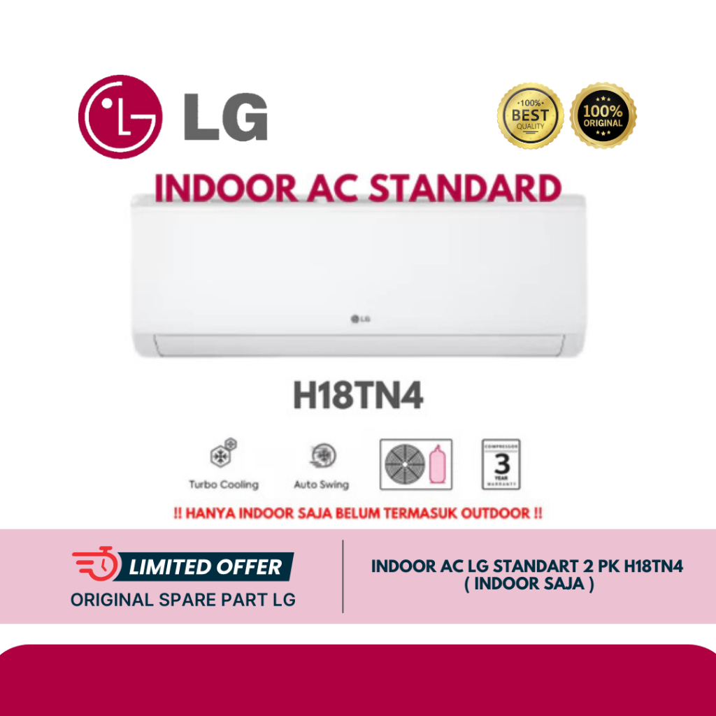 INDOOR AC LG STANDART 2 PK H18TN4 ( INDOOR SAJA )