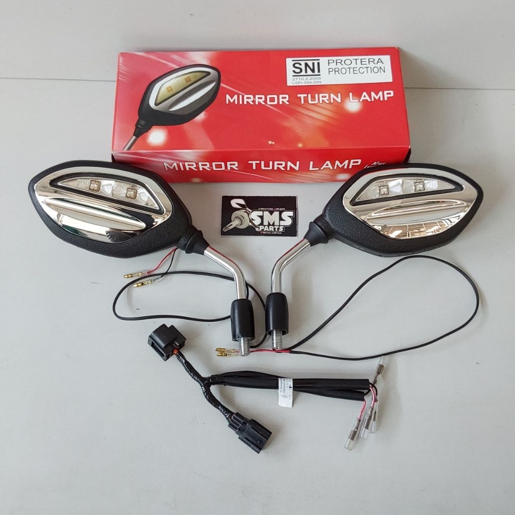 Spion LED Spion Lampu Riting Sein Kanan Kiri Plus Socket Vario 125 Gen 2 Vario 160 Original Honda