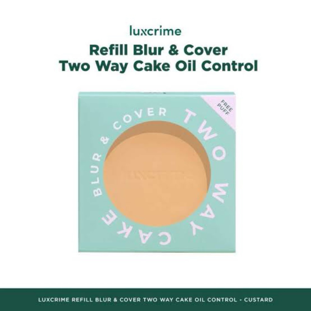 Luxcrime Blur & Cover Two Way Cake Refill