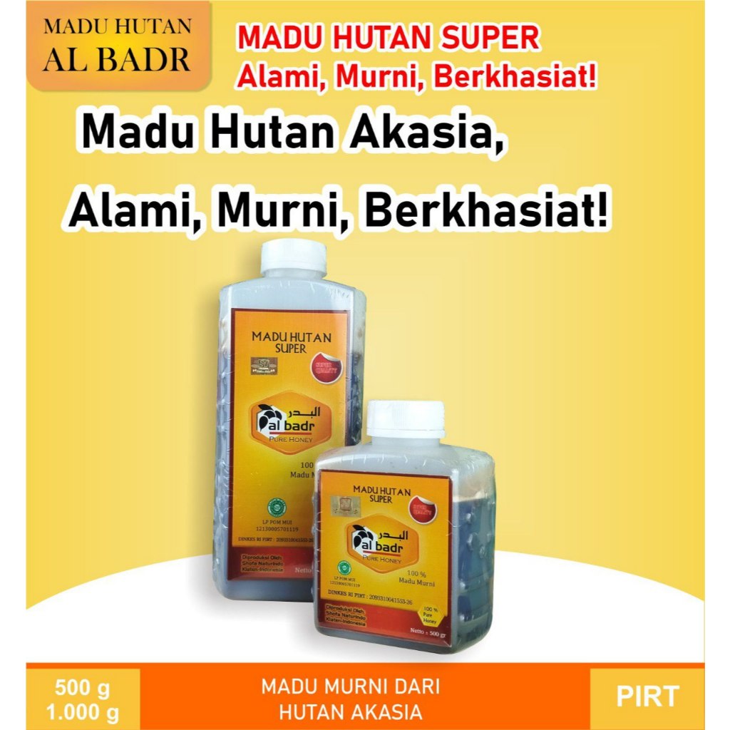 

Madu Hutan Super Al Badr 500 g madu Murni